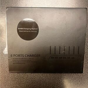 6 Port Charging Station